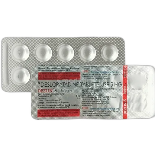 dezlin 5mg tablet 10's